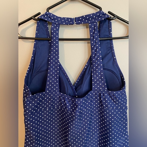 Miladays Tankini and Skirt Swimsuit Polka Dots Size 40/42 - Picture 5 of 10